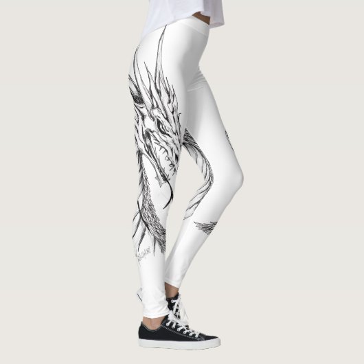 Dans Leggings met drakenontwerp (Rechts)