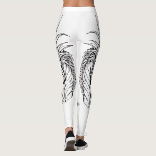 Dans Leggings met drakenontwerp (Achterkant)