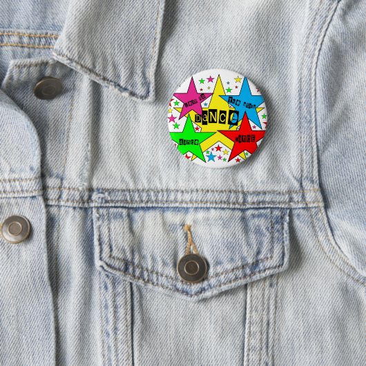 Dans (lek naar de sterren) Button (In situ)