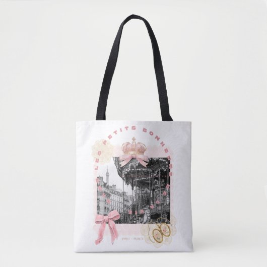 Dans Les Petits Bonheurs de la Vie Tote Bag (Voorkant)