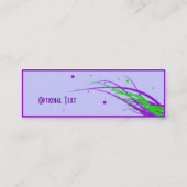 Dans les vent mini visitekaartje (Achterkant)