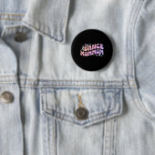Dans mama van een danseres mama Dansen mama Gra Ronde Button 5,7 Cm (In situ)