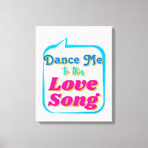 Dans me naar deze geliefde SONG, Wall Art