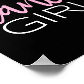 Dans Meisje Dansen Ballerina Ballet Danser Gift Vo Poster (Hoek)