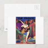 Dans met Butterflies Briefkaart (Voorkant / Achterkant)