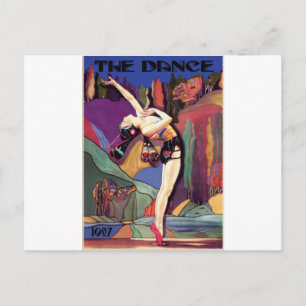 Dans met Butterflies Briefkaart