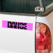 Dans met danskleuren bumpersticker (Op Truck)
