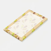 Dans met de Wind boodschappenlijst Beukenbladeren Post-it® Notes (Schuin)