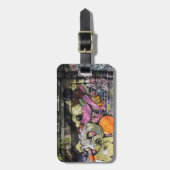 Dans met de Wolf Graffiti Bagagelabel (Voorkant verticaal)