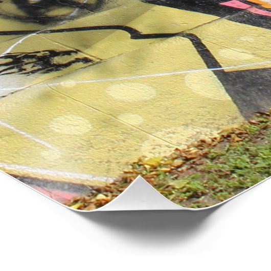 Dans met de Wolf Graffiti Poster (Hoek)