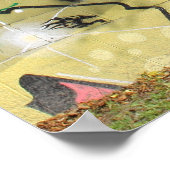 Dans met de wolf Graffiti Poster (Hoek)