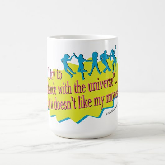 Dans met het universum grote koffie Mok (Center)
