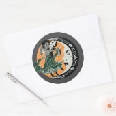 dans met je duisternis ronde sticker (Envelop)
