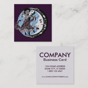 dans met je duisternis vierkante visitekaartje