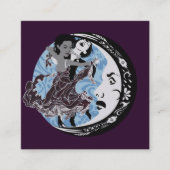 dans met je duisternis vierkante visitekaartje (Voorkant)