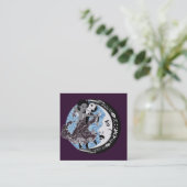 dans met je duisternis vierkante visitekaartje (Staand voorkant)