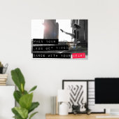 Dans met je Poster van Heart Ceili Moore (Thuiskantoor)