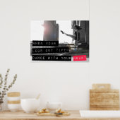 Dans met je Poster van Heart Ceili Moore (Keuken)