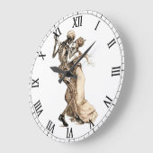 Dans met klok in de doodmuur (Hoek)