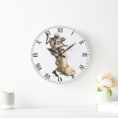 Dans met klok in de doodmuur (Huis)