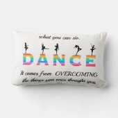 Dans, met meerdere kleuren kussen (Achterkant)