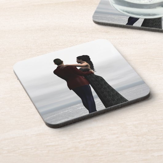 Dans met mij bier onderzetter (Linkerzijde)