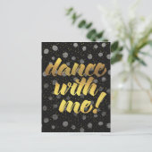 Dans met mij! briefkaart (Staand voorkant)