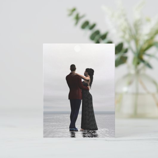 Dans met mij - Dansend paar Briefkaart (Staand voorkant)