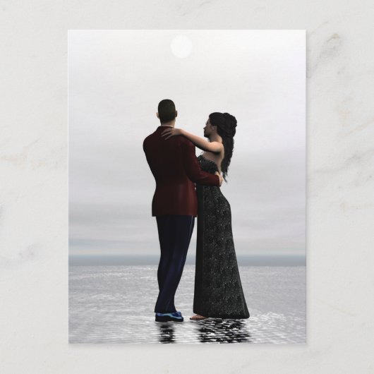 Dans met mij - Dansend paar Briefkaart (Voorkant)