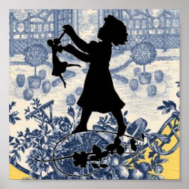 Dans met mijn afdrukken poster