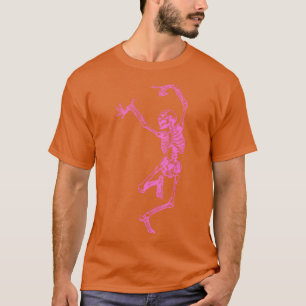 Dans met roze dood t-shirt