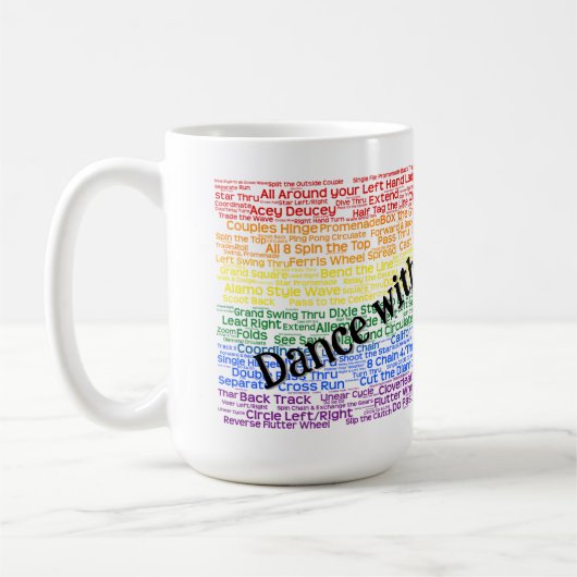 Dans met trots koffiemok (Links)