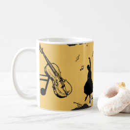 Dans met Viool Koffiemok