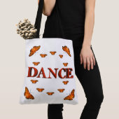 Dans met vlindermotief tote bag (Dichtbij)