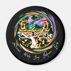 Dans met vreugde magneten