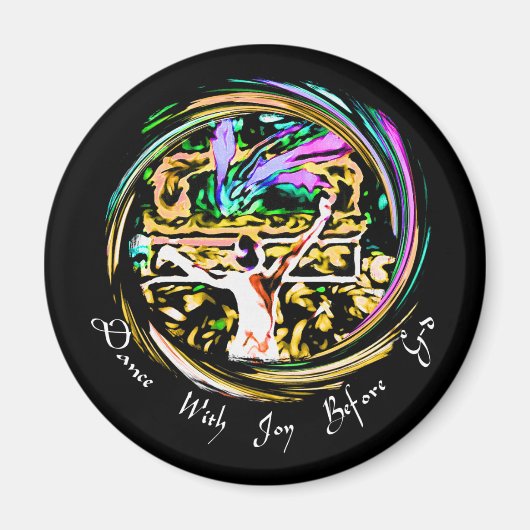 Dans met vreugde magneten (Voorkant)