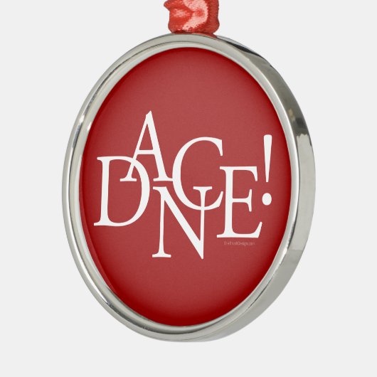 Dans! Metalen Ornament (Links)