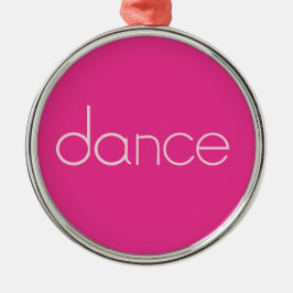 Dans Metalen Ornament
