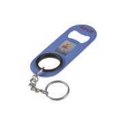 dans Mini-flesopener met sleutelhanger Mini Flessenopener (Achterkant Gekanteld)