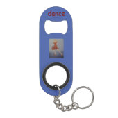 dans Mini-flesopener met sleutelhanger Mini Flessenopener (Achterkant)