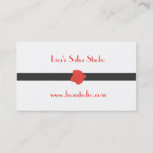 Dans/Mode Visitekaartje (Achterkant)