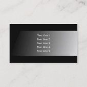 Dans/Modelleer Visitekaartje (Achterkant)