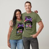 Dans Moeder Dansende Mama Messy Bun Mama Dag T-shirt (Unisex)