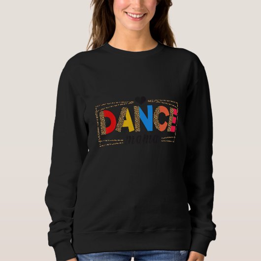 Dans Moeder Leopard Rainbow Moederdag Dansen Mo Trui (Voorkant)