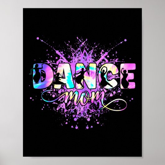 Dans Moeder Moederdag Dansende Danser Mama Mama Poster (Voorkant)