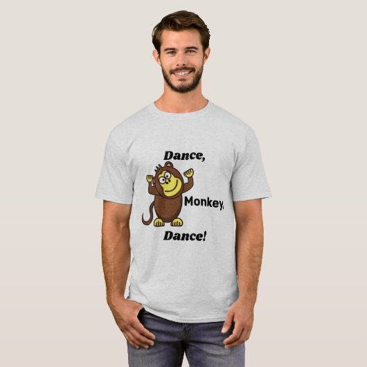 Dans, Monkey Dance. T-shirt (Voorkant volledig)