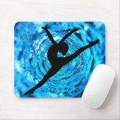 Dans muispad met persoonlijke naam. muismat (Met muis)