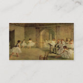 DANS- OF BALLETVisitekaartjes Visitekaartje (Achterkant)