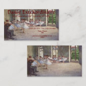 DANS- OF BALLETVisitekaartjes Visitekaartje (Voorkant / Achterkant)