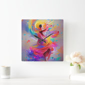 Dans of Joy Watch Vierkante Klok (Huis)